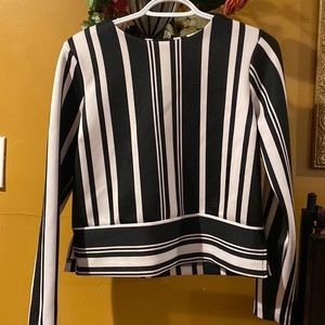 Metaphor Black & White Striped top size S/C